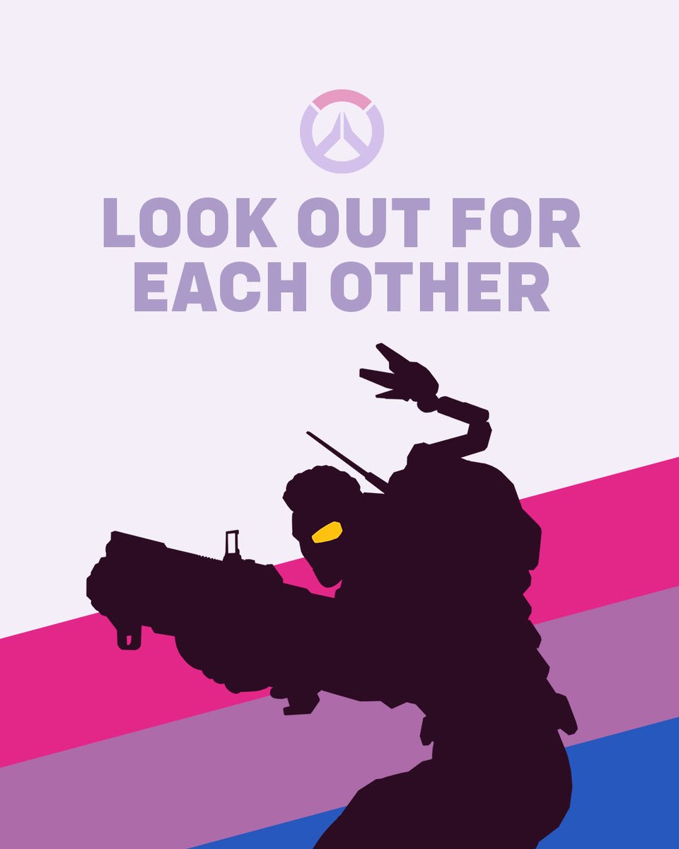 PlayOverwatch's tweet photo. In honor of Pride Month, we created a series of posters celebrating our LGBTQ+ Heroes and the community they proudly represent 🏳️‍🌈

More posters ➡️ https://t.co/Zpvx9lUCa5 https://t.co/SoBxjVwvpr