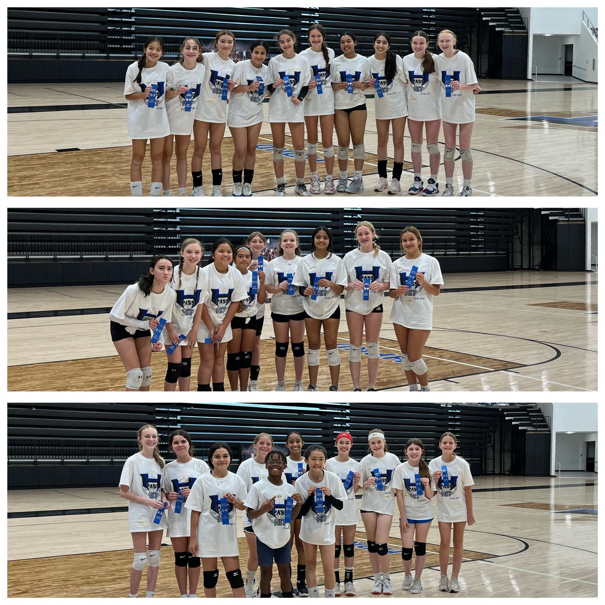 HHSVB's tweet photo. Great to see so many of our #futurehawks this week at our Hawk Volleyball Camp.
These are our Campers of the Week & Tournament winners from all 3 camp sessions (grades 4th-9th).
#gohawks #hhsvb #hpnd https://t.co/fAC83NulQZ