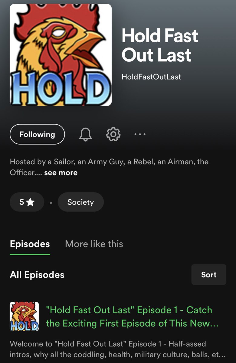 HoldFastOutLast's tweet photo. If you have Spotify, consider tickling the follow and bell right here. ❤️ 
https://t.co/eONT7Ejj7x https://t.co/qIicloih2Q