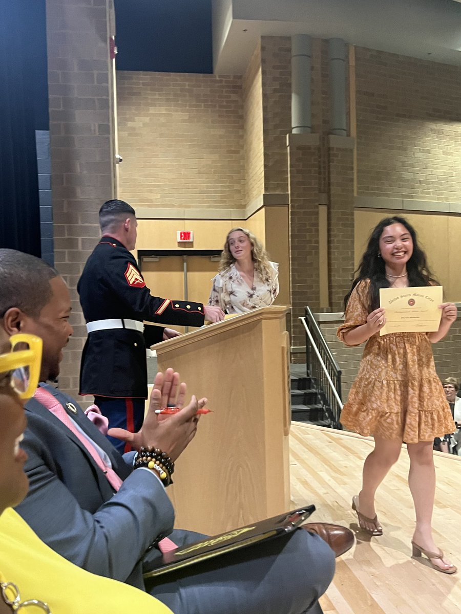 HSHSClass2023's tweet photo. Congratulations to our Seniors who were recognized for scholarships, honor roll, attendance and subject excellence. We are so proud of the leaders you have been at Springer Nation. https://t.co/5b62gMBlgM