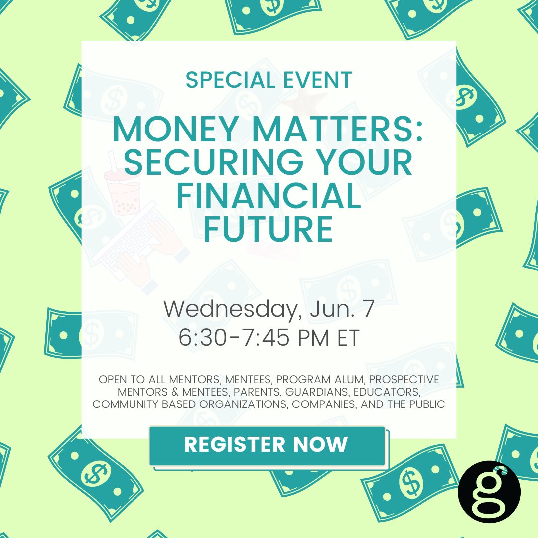 girlswritenow's tweet photo. Money Matters. And it's time we talked about it. Girls Write Now invites you, your family, and friends to join us for a candid conversation in this Q&A workshop on June 7. Register here: https://t.co/iHTtTzURF3
#financialliteracy #financeworkshop #moneymatters #womeninfinance https://t.co/Xqh71rRvLI