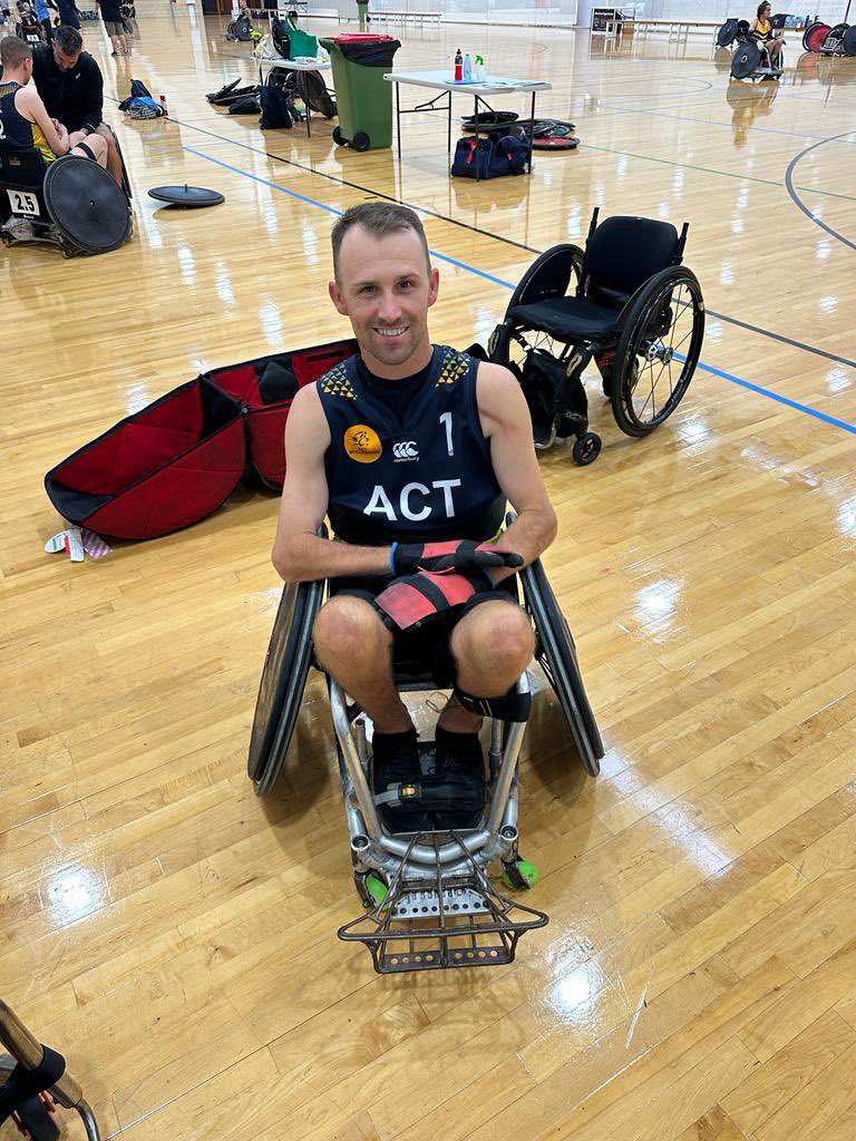 erinangland's tweet photo. Proud of @tyeangland making his debut at The Wheelchair Rugby National Championships ♿️🏈 
Live on Foxtel &amp; Kayo 

📍Gold Coast, Australia. https://t.co/1cnzqbZmG4