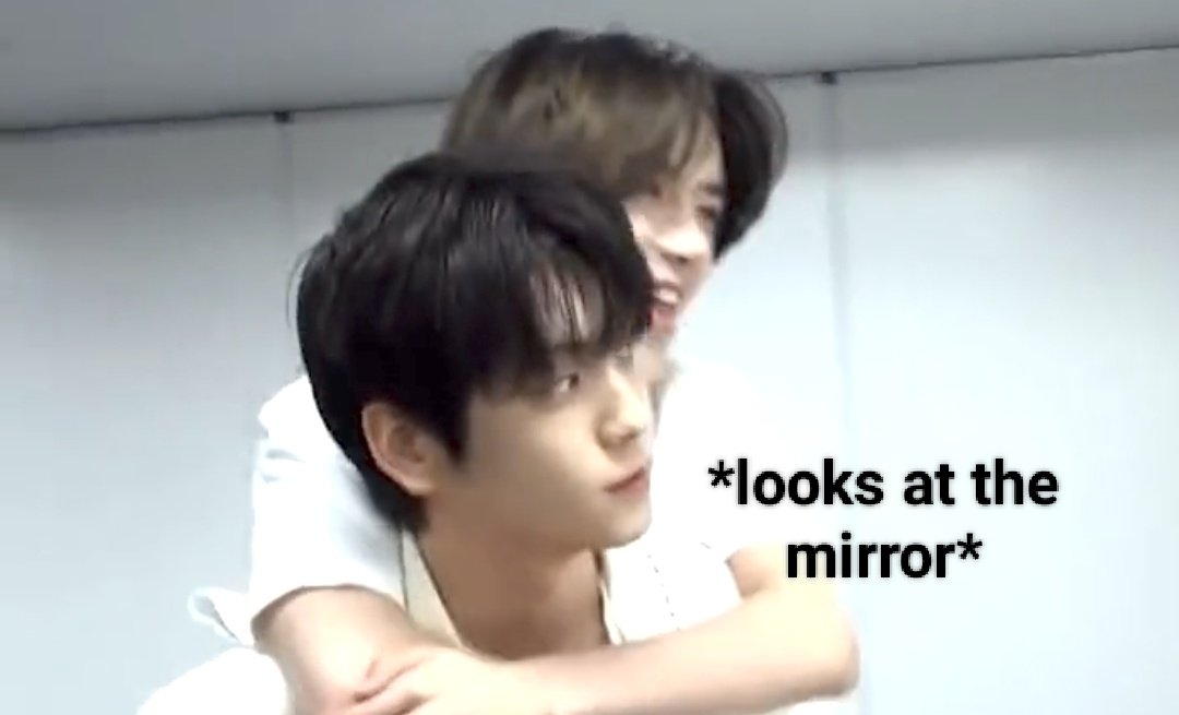 richgyu's tweet photo. just realized that the reason why soobin started laughing was because he looked at a mirror and saw beomgyu happy https://t.co/Ig1ZRA9kV2