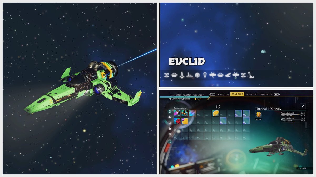 Frequencey71's tweet image. Alpha Vector, Euclid #NMSInterceptor #NoMansSky #NoMansSkyShip #NMSPhotography #ShareFactoryStudio #PS5Share