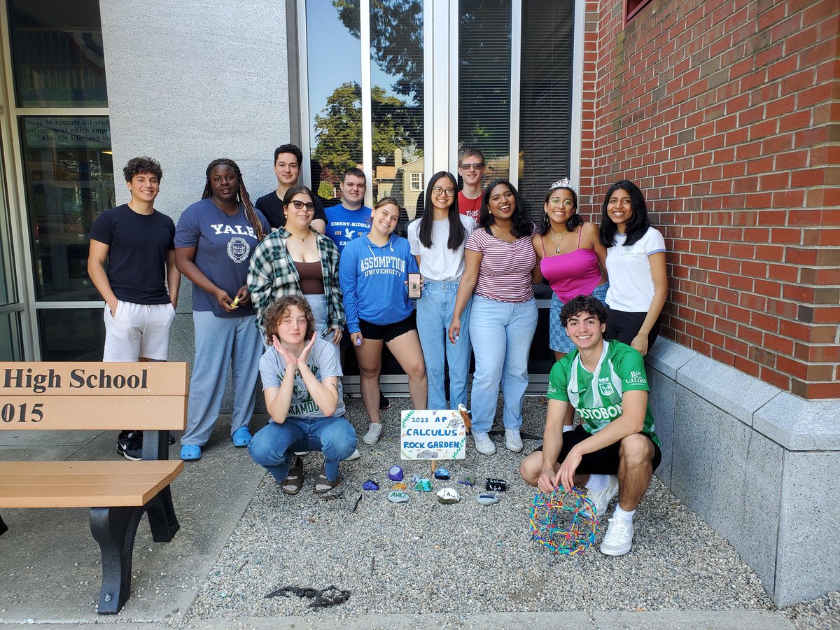 Celebrating Calculus Continously to the end without limits with our own Calculus Rock Garden. Best of Luck Seniors, You are more than ready! Remember the Oath! Congratulations on Induction to Sigma Delta Pi Society. <a href="/MagillChristen/">NPHS Cougars</a> <a href="/joegoho/">JG</a> <a href="/NPAsstSupt/">Louise Seitsinger</a>