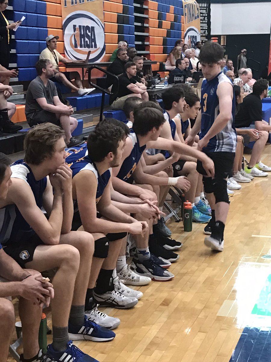 LTHS_Athletics's tweet photo. LT volleyball beats Brother Rice 25-17, 25-23 to advance to the state semifinal tomorrow agains O’Fallon High School.  The game is a Hoffman Estates High School and starts at 11 am.  Keep it rolling guys! https://t.co/KFRZ9sygAG