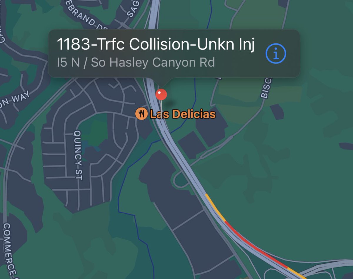 SCV_Incidents's tweet photo. #Castaic | All NB lanes of the 5 Fwy are shut down temporarily for a 5 vehicle traffic accident south of Hasley Cyn Rd. https://t.co/uHhZ31jpsb