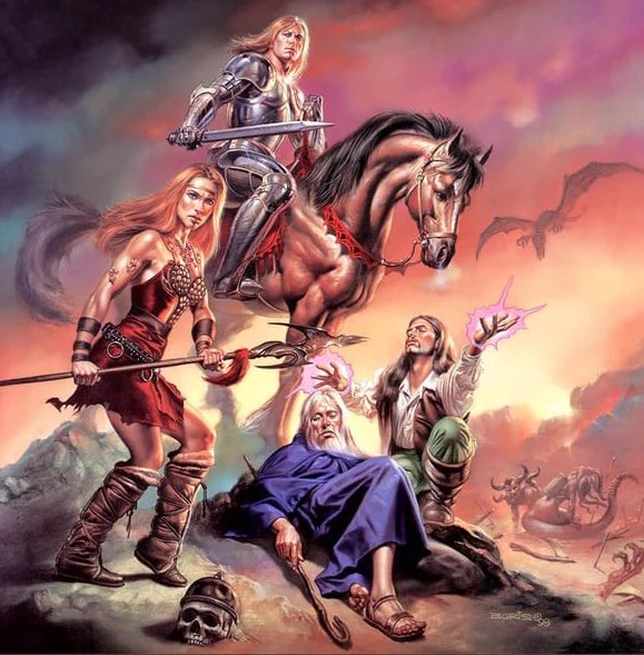 Tales for the Fallen Magician by Boris Vallejo