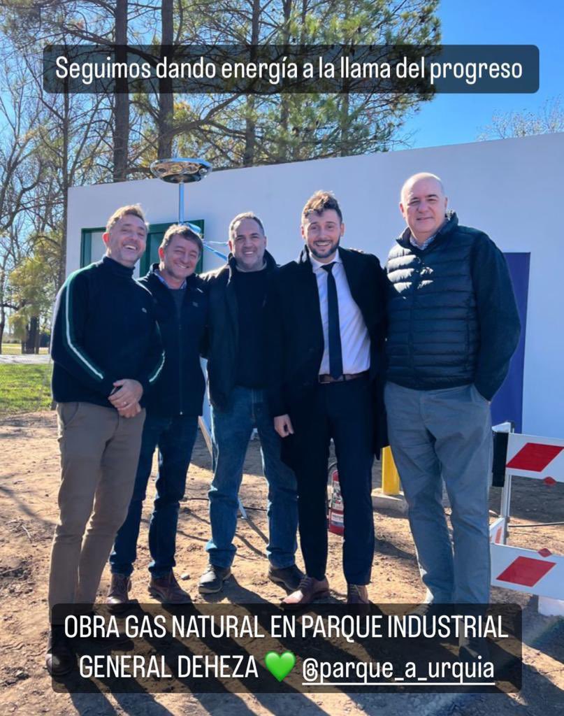 beibimac's tweet photo. Hoy, el Parque Industrial de General Deheza dio un tremendo paso al progreso, inaugurando la provisión de Gas Natural. Ejemplo del trabajo conjunto del sector privado y público, que mejora las condiciones de competitividad de las industrias cordobesas. Es posible una 🇦🇷 mejor. https://t.co/o7Ut1cZrXw