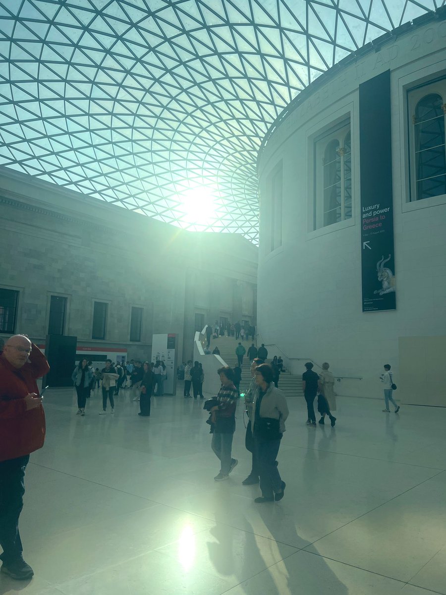 Working at British museum today