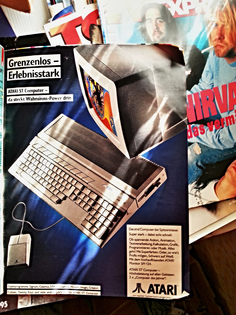 apex_archive's tweet photo. Nirvana-Das Vermächtnis
und
Der neue Atari!

#backflash #history #90s https://t.co/I05SI9Tjq2