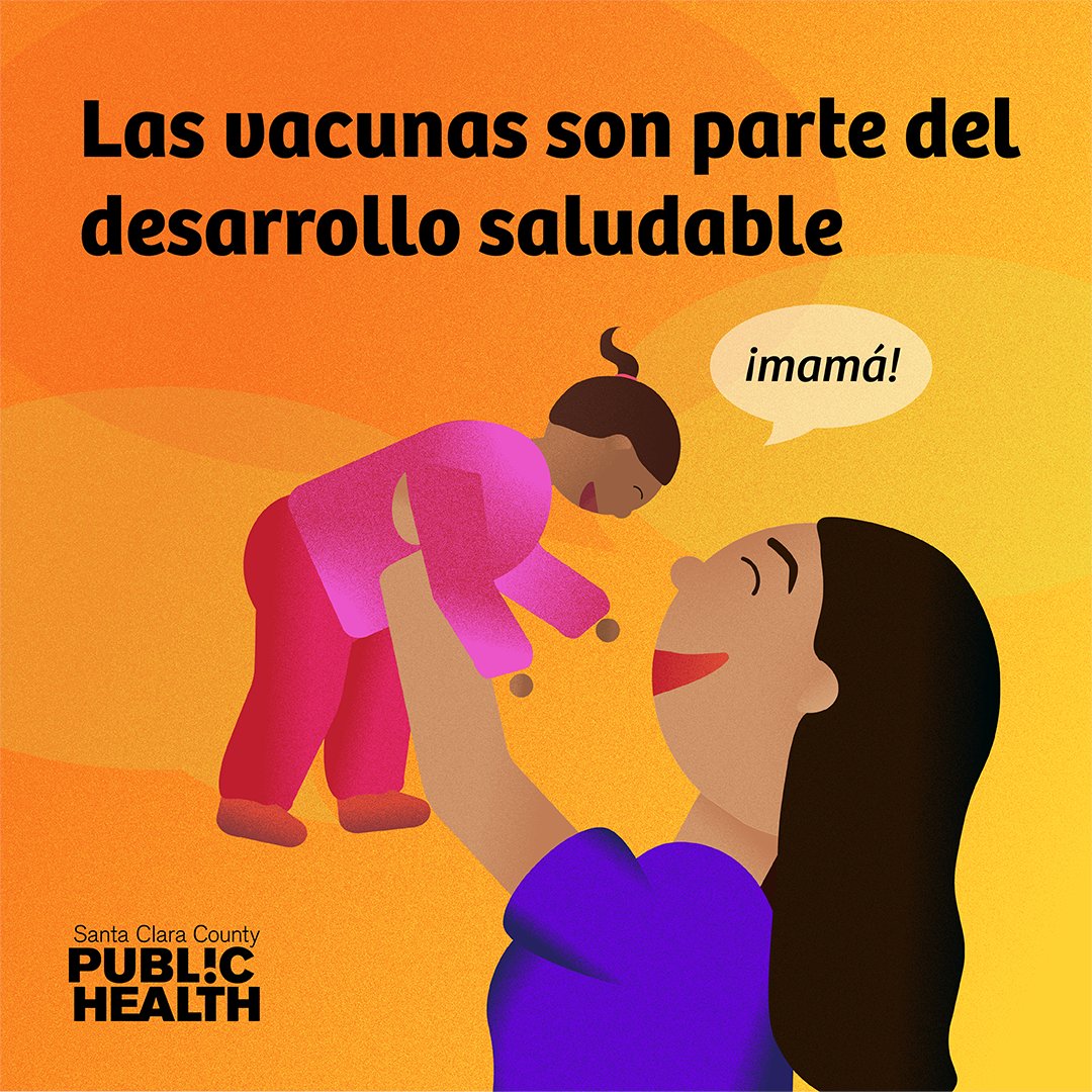Al igual que las primeras palabras, las vacunas son otra parte del desarrollo saludable. Averigüe qué vacunas se recomiendan ahora para su bebé, niño o adolescente. Para más información, visite DesarrolloSano.org.