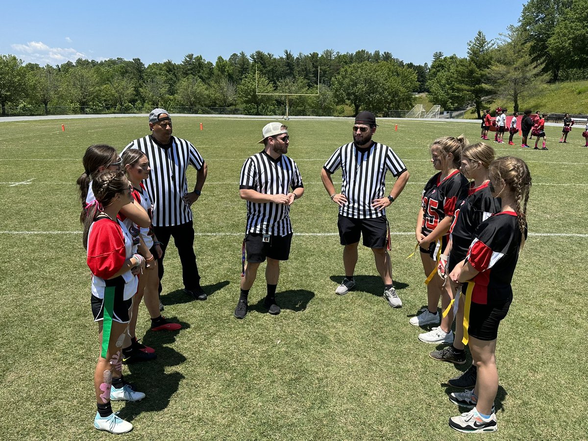 TRMSFalcons's tweet photo. We had a great Powder Puff game! 8th grade beat 7th grade 36-32. #allinBCPS #ignitelearningBCPS https://t.co/G4pqhTCekd