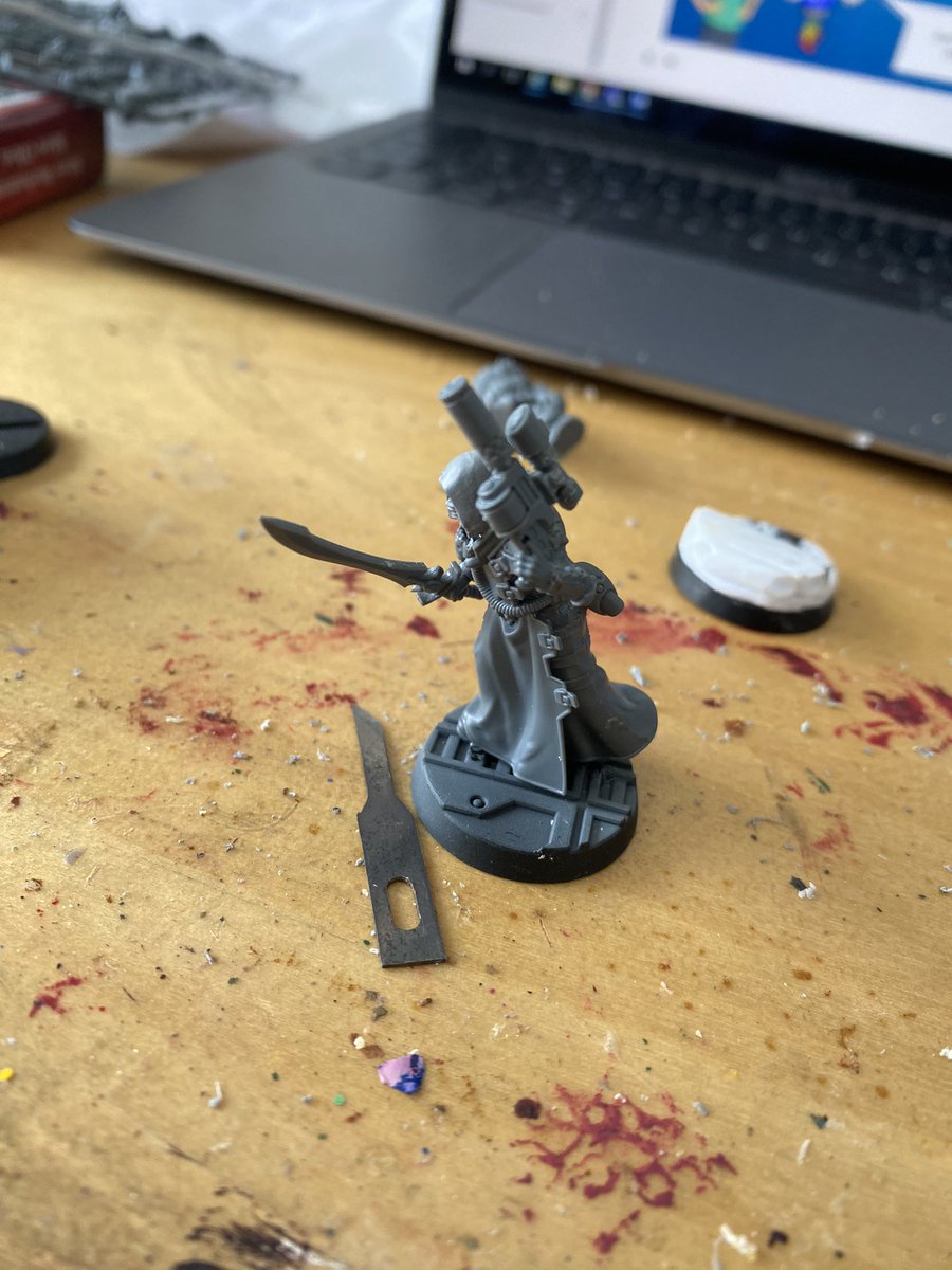 hump_og's tweet photo. New player new #CustomMini !
He plays a rogue-ish archetype in my #dh2 campaign.

#warhammer40k #WarhammerCommunity #warmongers https://t.co/FPLeDXJNEL