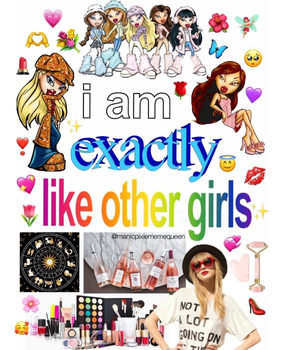 imaginate querer ser distinta especial etc yo no podría, amo ser una chica más