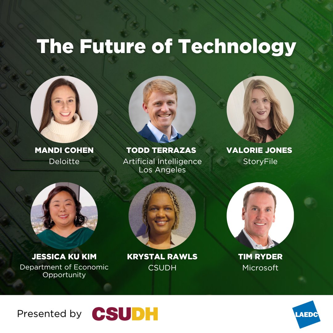 This Future Forum will focus on the power of technology to create an innovative and equitable economy. Guests will enjoy bites and drinks at our networking reception following the discussion.
 
📆 June 8, 2023
🕓 3:00 PM
📍 Microsoft 
🔗 Register here bit.ly/3N5am0a