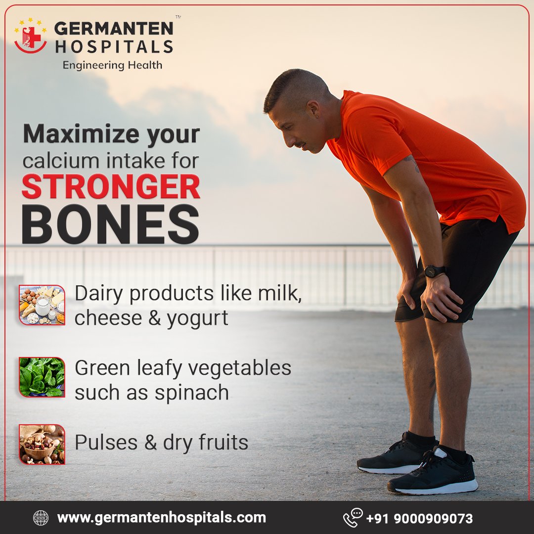 Build a solid foundation! 
💪 Boost your #bone strength with optimal calcium intake. Calcium plays a crucial role in maintaining #healthy #bones and preventing osteoporosis. Include #dairyproducts, leafy greens, and fortified foods in your diet.
