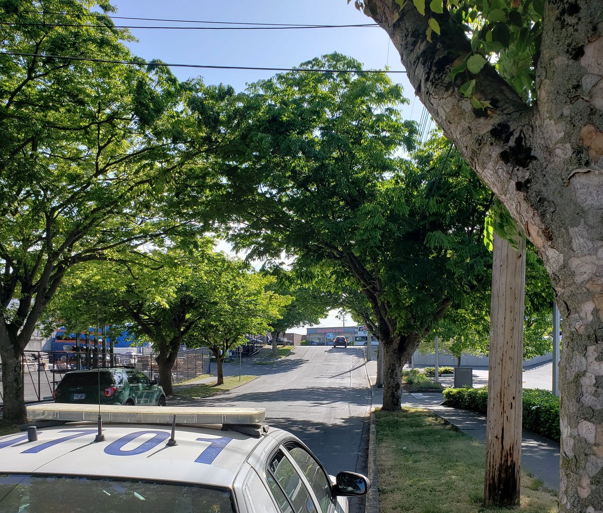 No complaints from me while working outside today.. 
#DriveSafe #VisionZero