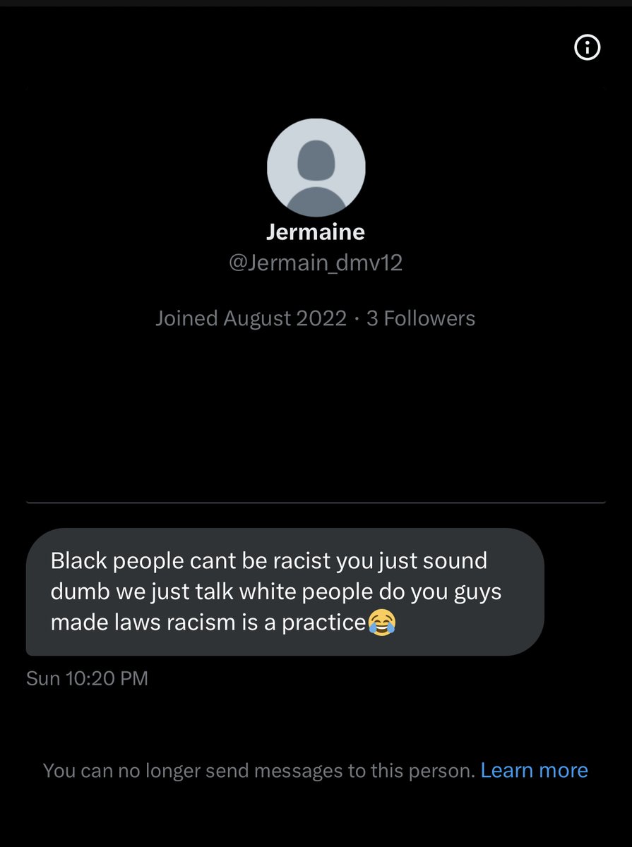 BIPOC Doing Racism on Twitter ".Jermain_dmv12 wants you to know that