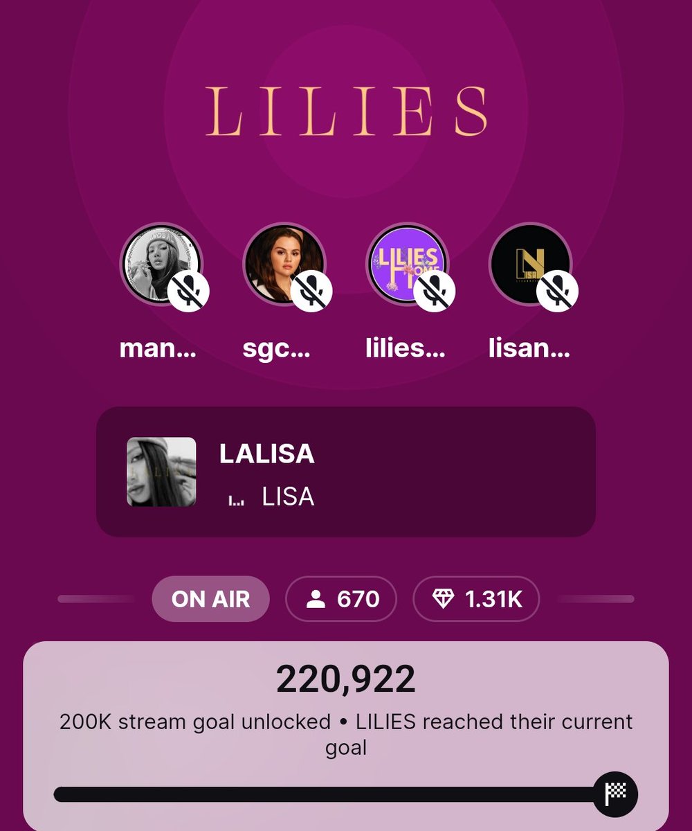 sunlili0327's tweet photo. 📢#SELISA Streaming Party has started already!!

JOIN NOW 👇
🔗https://t.co/UGMwSwOK5h

#SELISA #SelenaGomez #LISA #LALISA #SelisaStreamingParty https://t.co/16NKtoDr7Z