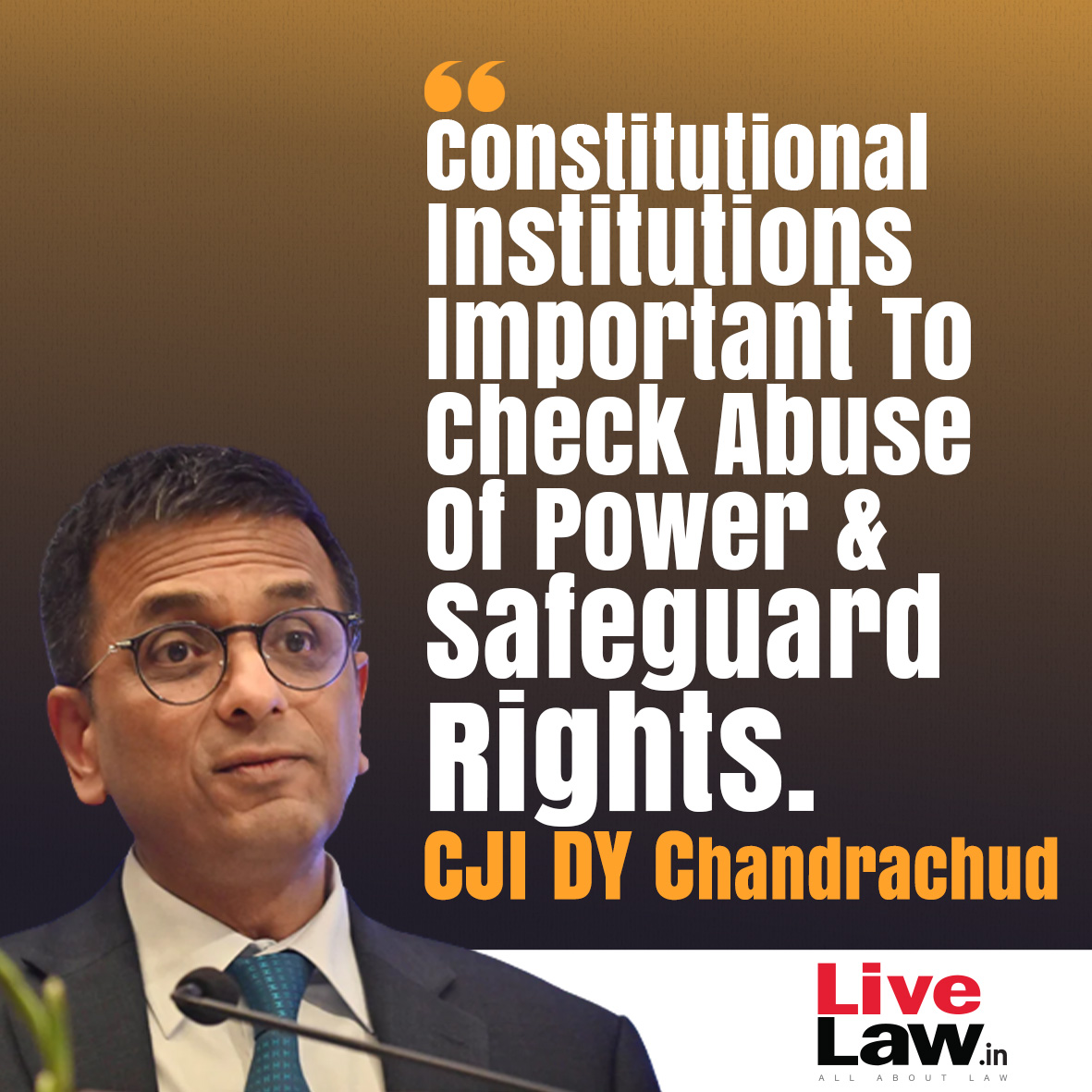 Chief Justice of India DY Chandrachud, in a recent lecture delivered at the Cambridge Law University, highlighted the importance of Constitutional institutions, without which the constitutional rights and values cannot be safeguarded.
Read more: lnkd.in/gK77x-XP…