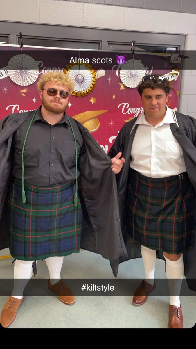 Chase Carrasco (@chase_carrasco) on Twitter photo Graduated today! But you know still had to rep <a href="/AlmaScotsFB/">Alma College Football</a> <a href="/CoachCouchAlma/">Jason Couch</a> #kiltstyle Graduated today! But you know still had to rep <a href="/AlmaScotsFB/">Alma College Football</a> <a href="/CoachCouchAlma/">Jason Couch</a> #kiltstyle
