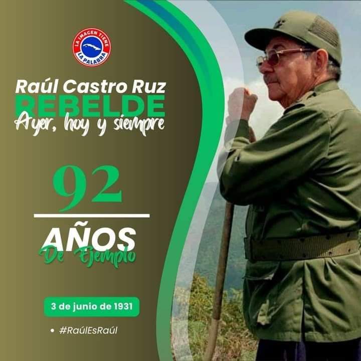 #Cuba 🇨🇺 Feliz cumpleaños!!!
#RaúlEsRaúl