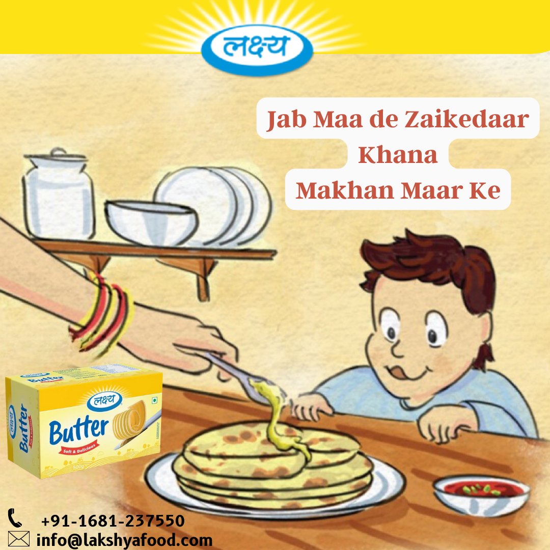 Lakshyafood1's tweet image. "Unleash the magic in your kitchen with our golden butter! 🌟✨ Elevate your recipes and delight your taste buds with its heavenly taste. 🍽️🧈 #ButterMagic #CookingEssential #FlavorfulCreations #GoldenGoodness #ButterObsession