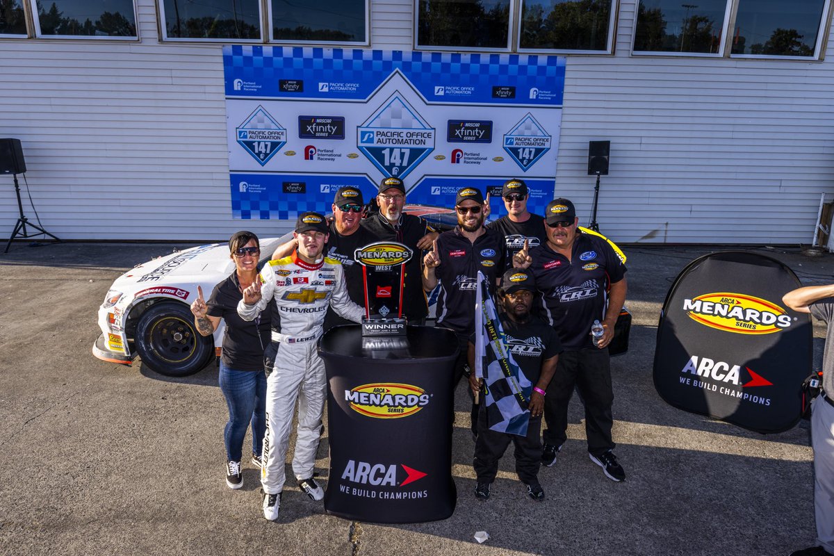 Picked up the win at Portland. Man what a fun race. Thank you CRT & all the guys for giving me a great car! Thank you to my sponsors for making this all possible. 

@cookracingtechnologies |#MMI | @teamchevy | @arcamenardsseries | @rentsourcecorp_ | #ARI | @wileyx | @bilsteinus
