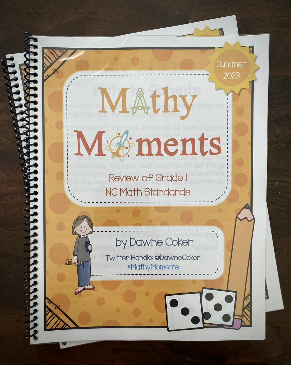 Grade 1 is now ready! This (FREE) book reviews all grade 1 math standards and previews some Grade 2 standards. Pages are dated, and work begins June 5. #MathyMoments #MTBoS #iteachmath 

drive.google.com/drive/folders/…