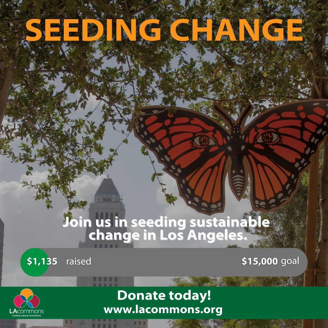 Support LA Commons as we #seedchange throughout Los Angeles! Every donation changes the lives of youth, artists, and the LA community. Donate here: lacommons.networkforgood.com/projects/13254… #donate #laarts #artsfunding #culturalequity