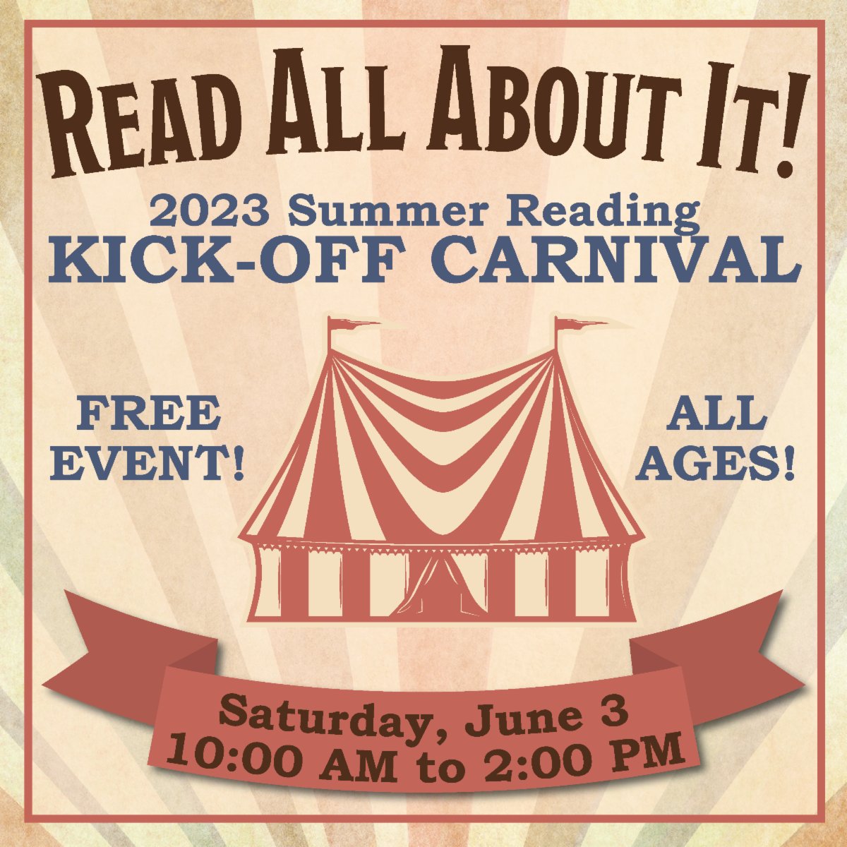 ReadFarmington's tweet image. Kick-off your summer at the library, tommorrow between 10:00 AM &amp;amp; 2:00 PM. Ride the mechanical bulll, have some Kona Ice, and learn how you could WIN BIG this summer, just by reading and logging books!