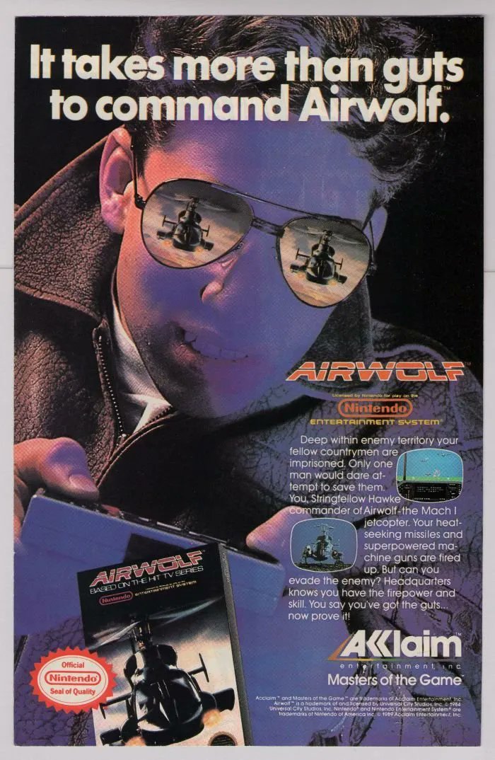 The NES version of Airworlf was released on this date in 1989 🎮🚁