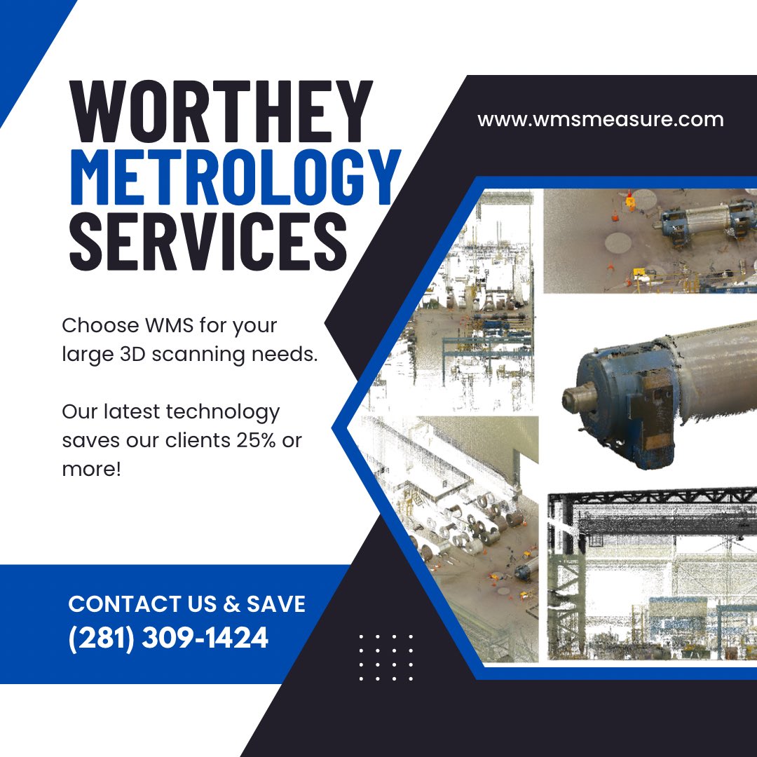 Call WMS and save today!
#3dScanning #surveying #craneservice #alignment #steelindustry