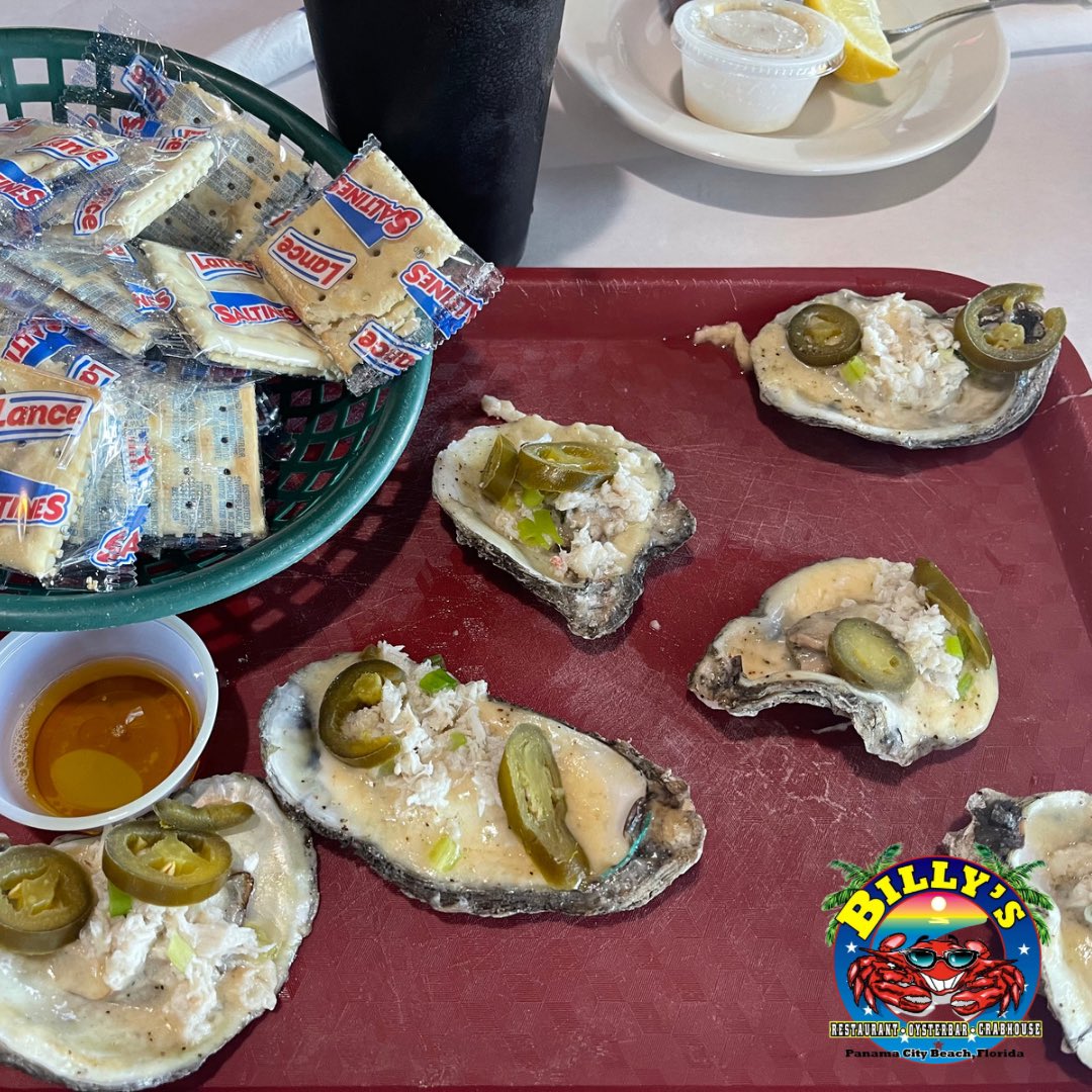 Do we know oysters? Shuck yeah! 🦪

Raw Oysters
Steamed Oysters
Baked Oysters
Spicy 3 Cheese Oysters
Garlic Romano Oysters
Crab Baked Oysters
Jalapeno Baked Oysters
Oysters Rockefeller

Only at Billy’s Oyster Bar & Crab House!

-
#Oysters
#BillysOysterBarAndCrabHouse
#EatLocal