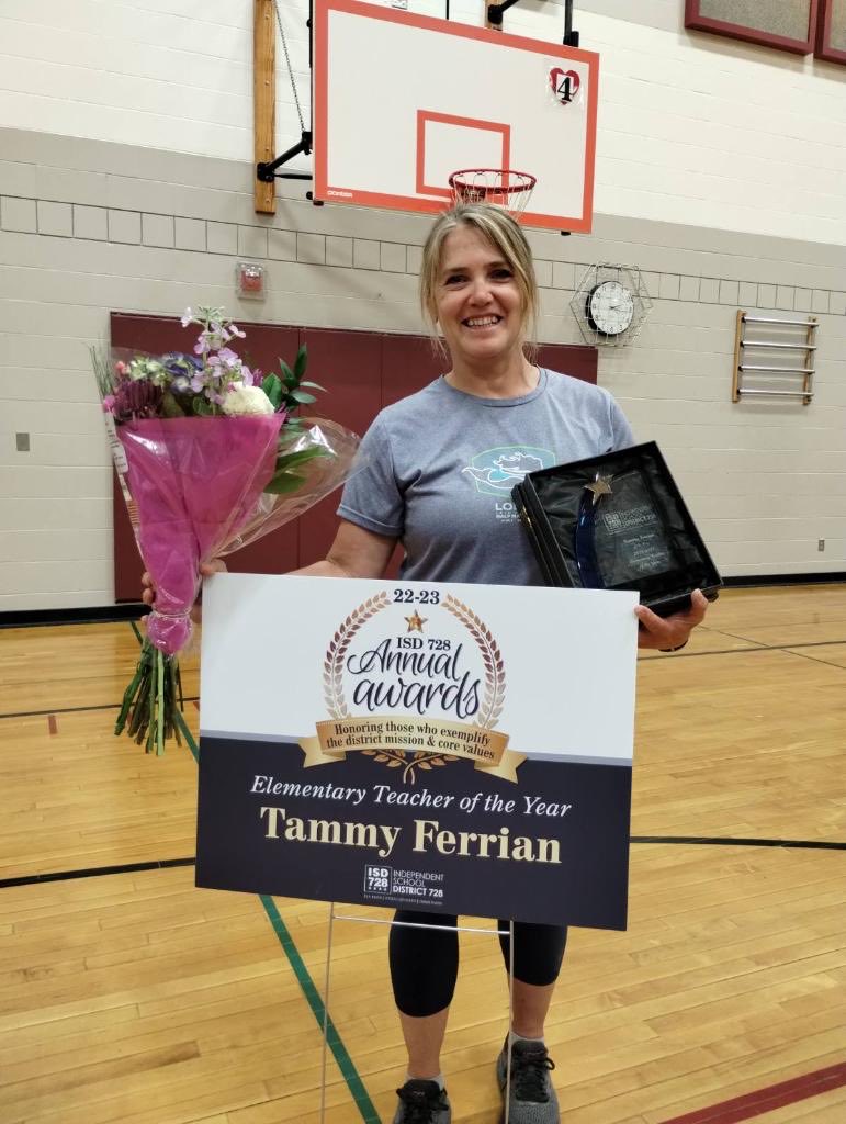 We are so honored to have this staff member ‘in our house’ every day!  Thank you Mrs. Ferrian for all you do for our students every day!  ⁦<a href="/ISD728/">ISD 728</a>⁩ ⁦<a href="/MustangPhyEd/">Tammy Ferrian</a>⁩