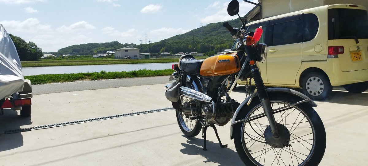 namaz_ss50's tweet photo. ばかええ天気
#ss50 #旧車 #ホンダのバイク https://t.co/En3BtEU4Pr