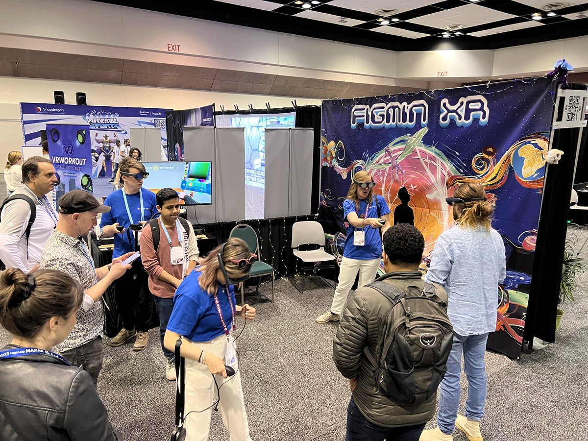 #AWE2023 is a wrap! Hundreds of multiplayer demos on #MagicLeap 2 

Thank you for stopping by and sharing your beautiful smiles with us 🥰