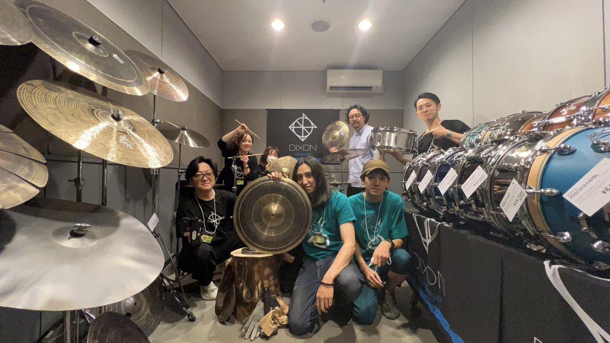 本日！DIXON&amp;emjmodブースはココプラザ404号室！たくさんのご来場お待ちしております！！！

#ドラパラ大阪