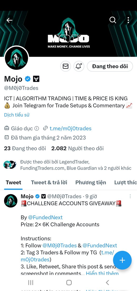 f9coin's tweet photo. @M0j0Trades @FundedNext @soigiacodoc @franceFfc @AnhduongStar @backlinkduan @DuongDo58279325 https://t.co/tulWxnCRnG