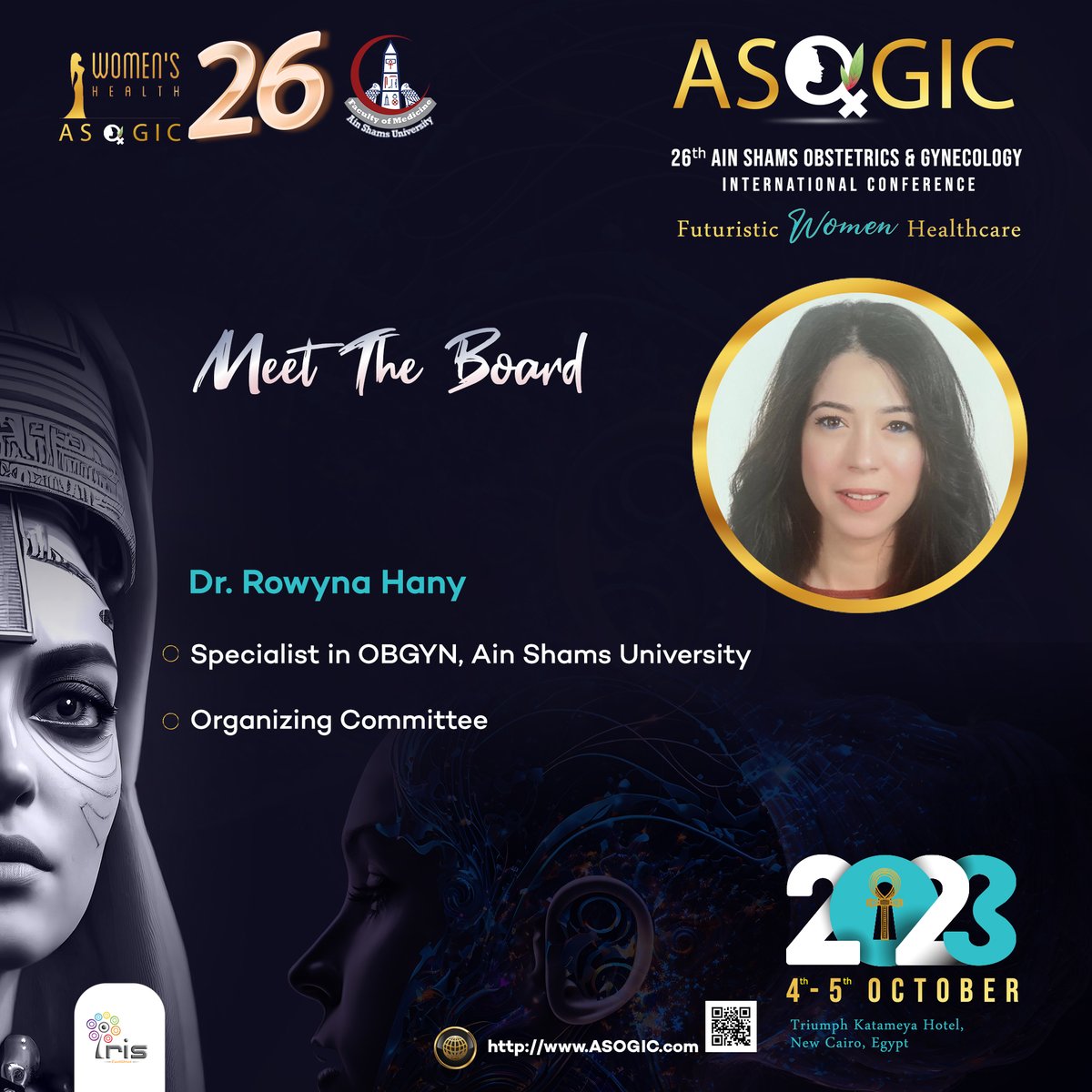 ASOGIConference's tweet photo. As a member of the organizing committee of the OBGYN regional conference ASOGIC26, I have the privilege to invite you to present your own research, connect with colleagues, and gain new perspectives on the latest trends and techniques in the field."
#ASOGIC
#qualityscience
#IRIS https://t.co/Nf9Rt9lsa1