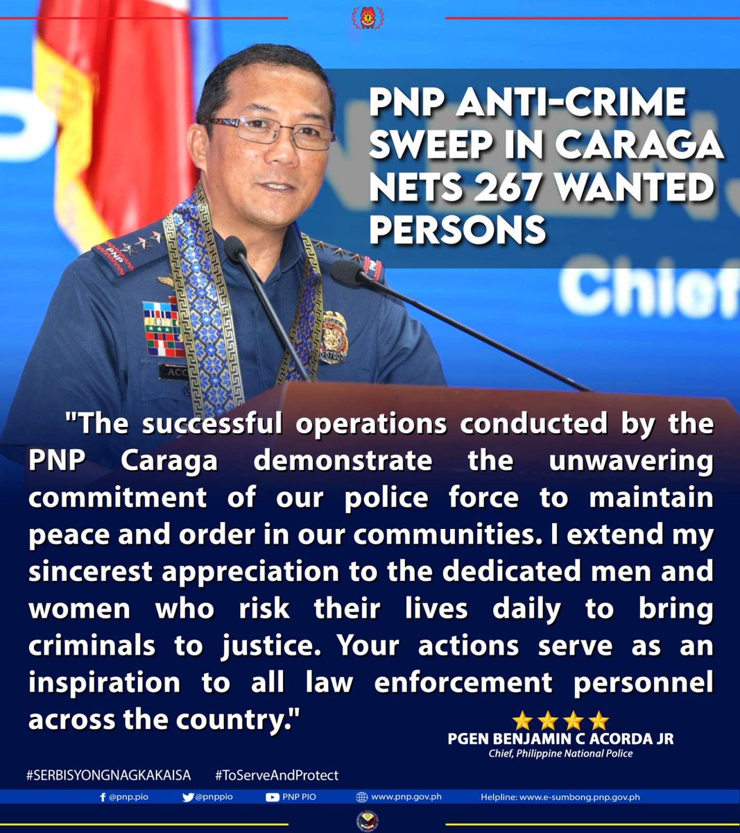 pnppio's tweet photo. PRO 13’s resolute efforts in apprehending wanted individuals are a testament to their unwavering commitment to ensuring the safety and security of the region. 

Read more: https://t.co/DAkusdgvsH

#ToServeandProtect
#SERBISYONGNAGKAKAISA

https://t.co/txtYyrimqG https://t.co/8keXjBwPY6
