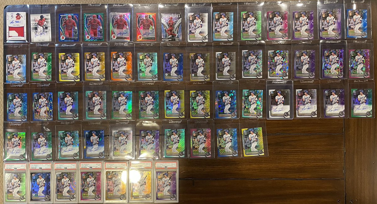 SteveFreedman6's tweet photo. @CardPurchaser  #lucatresh #collectingtherainbow #thehobby https://t.co/AJg3hk9SYF