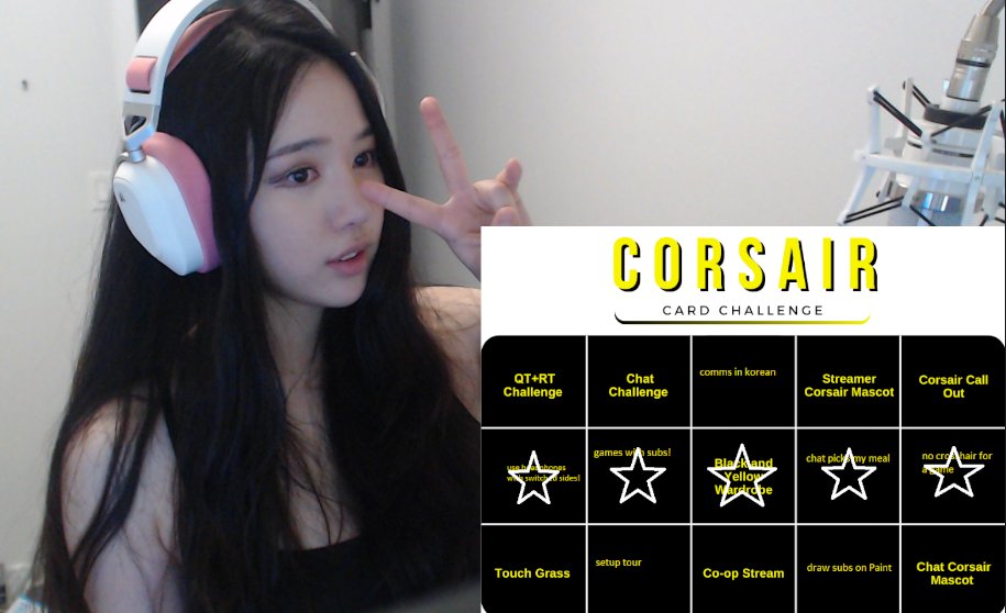 its time for another GIVEAWAY :3 
did a fun #CorsairCardChallenge bingo card on stream and now @CORSAIR is giving away a

 !!!! HS80 HEADSET!!!! 

-like&rt
-follow @plooful & @CORSAIR 

ends in 24 hours!!! #corsairpartner