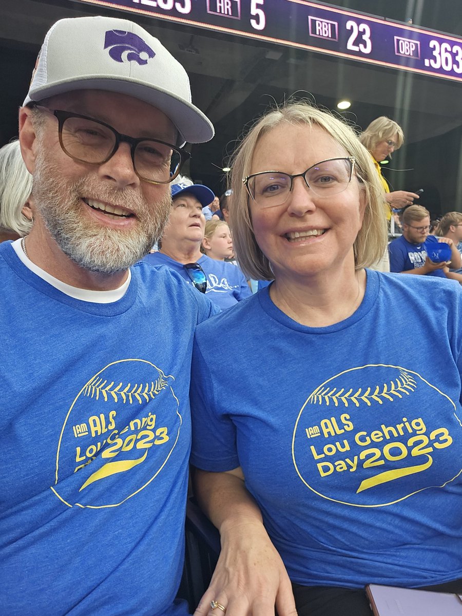 Celebrating Lou Gehrig Day 2023 at the K in memory of Mom. #ALSsucks #IAA4LOU #iamALS