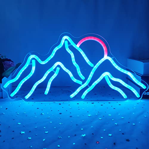 Mountain Neon Sign Dimmable Mountain Neon Light for Wall Decor 16.9’’*8’’ Sunrise & Sunset Neon Sign Mountain Led Neon Light... - amazon.com/dp/B0BBV6KX7M?… #inappropriate #offensivegifts #offensive #etsy