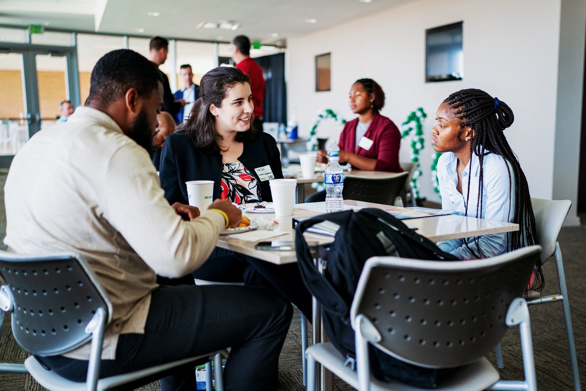 Our student-athletes are ready to conquer their summer internships! 💼 

Huge shoutout to <a href="/BrianFReynolds/">Brian Reynolds</a> and <a href="/feickertr/">Rebecca Feickert</a> for leading the way over the past two weeks during their <a href="/treyathletes/">treyathletes</a> career advising bootcamp.

#GMG x #ELEVATE 🟢🦅