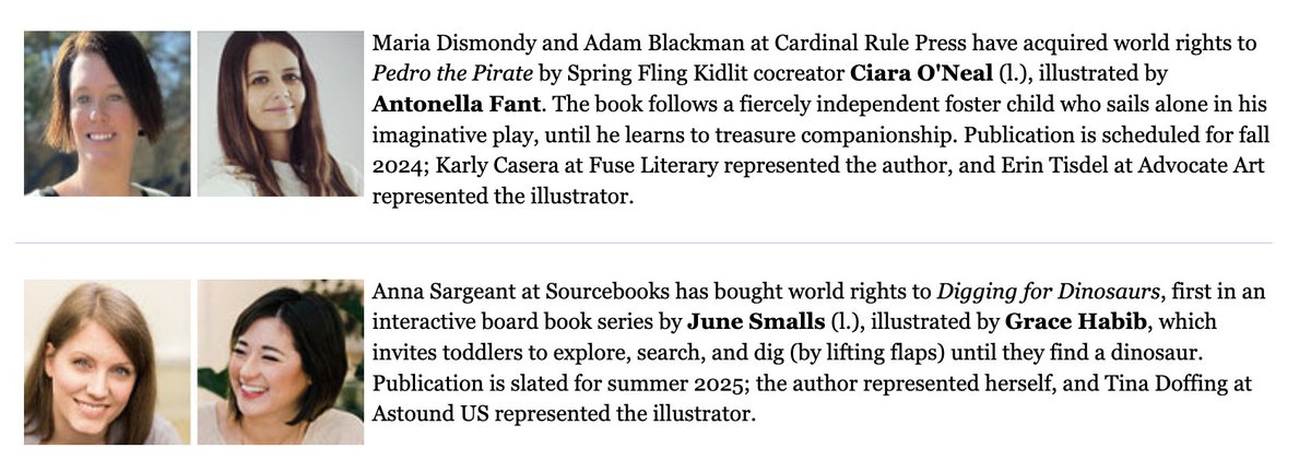 Two announcements that made me SO HAPPY to see in the PW announcements today!!! 🥳🥳🥳 My amazing, hilarious, and persistent CP @CiaraONeal2 and to @June_Smalls who I admire so very much!