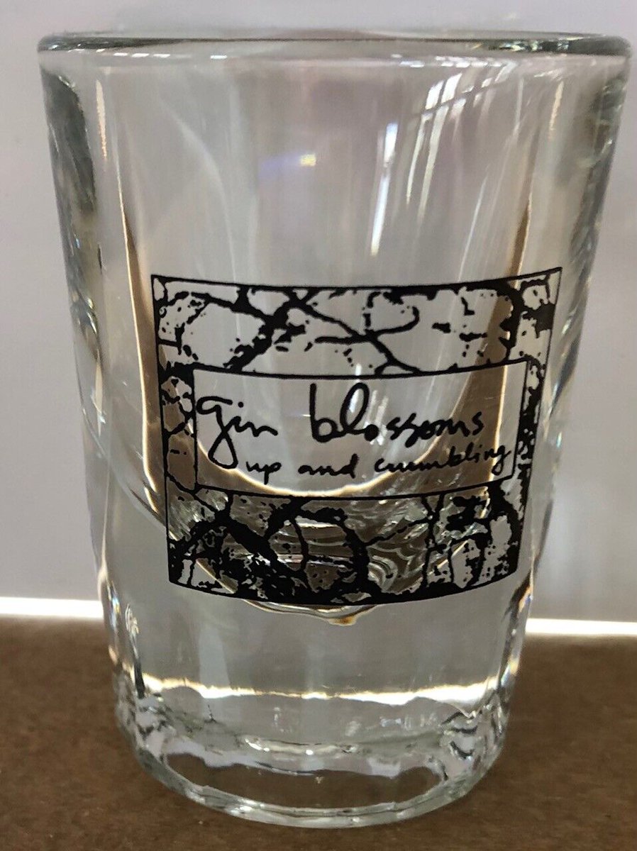 GBsArchives's tweet photo. Happy Flashback Friday! 

A GBs Up and Crumbling shot glass...

#GinBlossoms #UpandCrumbling #GinBlossoms #90s #FBF #FlashbackFriday https://t.co/8XhXXYZyzZ