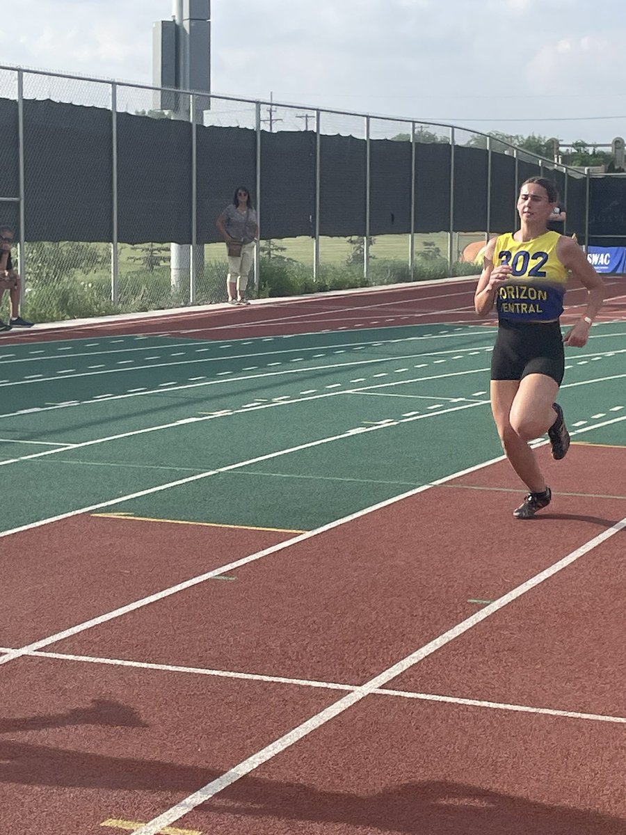 Claire Moorman - 5th in the Jr. Girls 1500m and 6th in the Jr. Girls 400m!!! #lancerpride